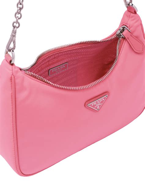 prada pink bag nylon